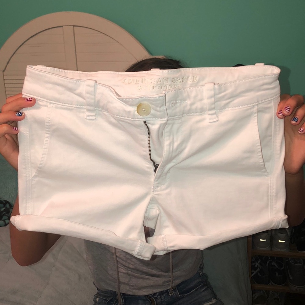 White shorts
